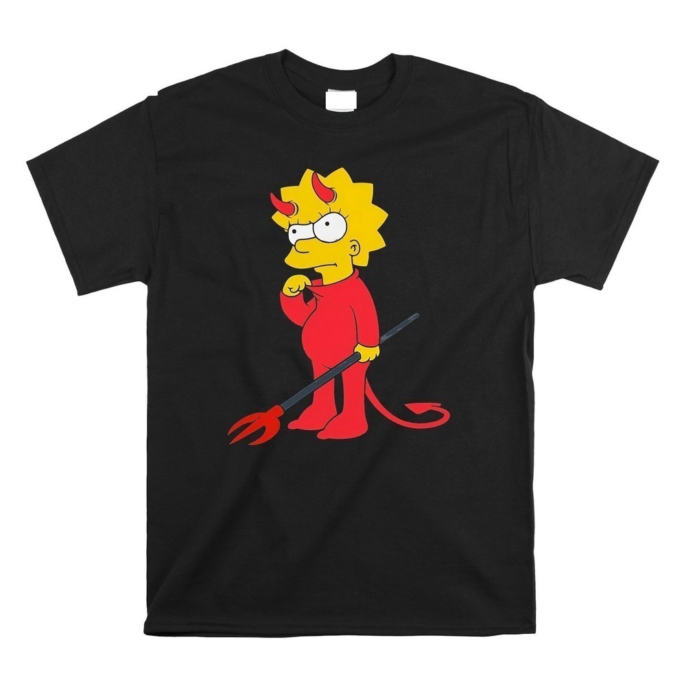 The Simpsons Lisa Devil Suit Funny T-shirt